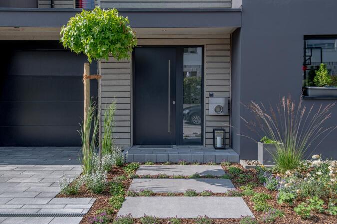 Umbriano Platingrau gemasert