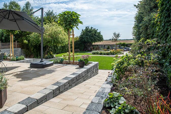 Umbriano Granitbeige gemasert