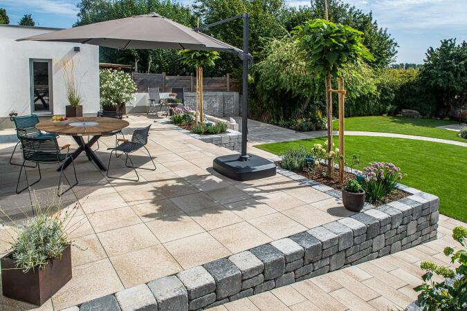 Umbriano Granitbeige gemasert