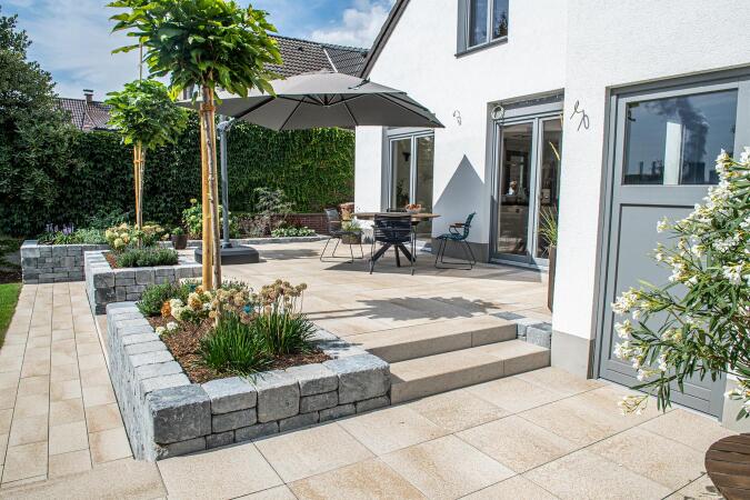 Umbriano Granitbeige gemasert