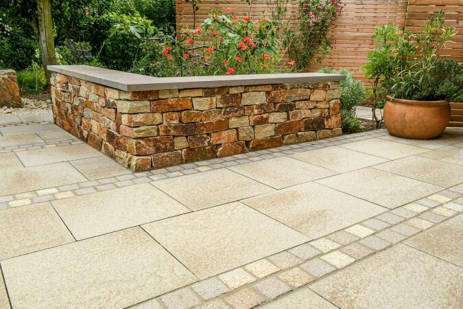 Umbriano Granitbeige gemasert