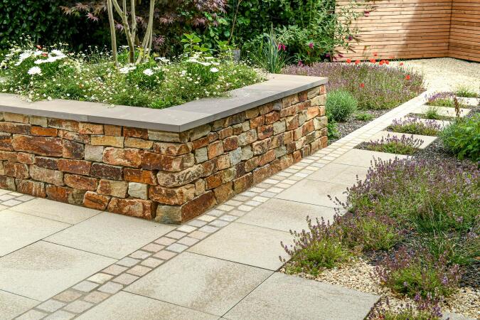 Umbriano Granitbeige gemasert