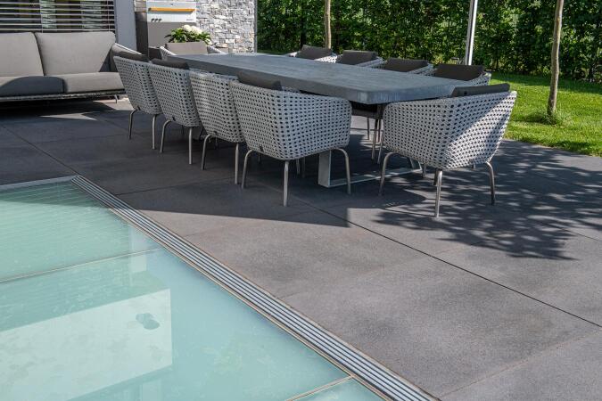 Umbriano Grauanthrazit gemasert