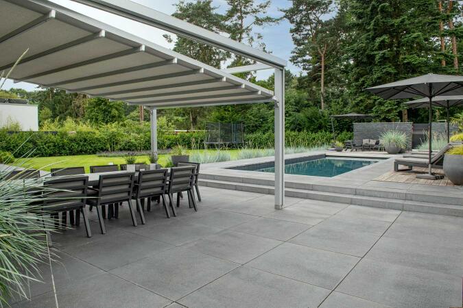 Umbriano Grauanthrazit gemasert